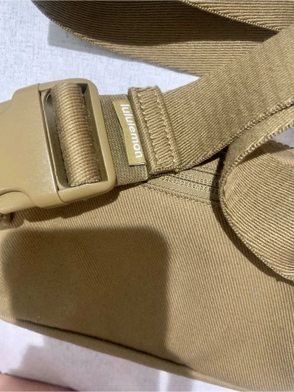 Lulu Everywhere Belt Bag Brown/ Khaki Tan Fanny Pack Lululemon EBB 1L Waist Cros